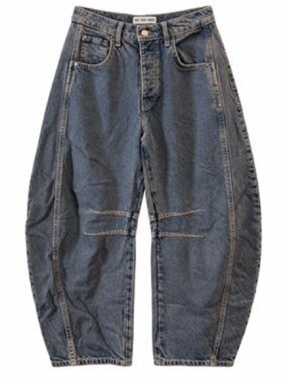 We The Free Good Luck Mid-Rise Barrel Jeans Size 26